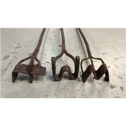 3 Branding Irons