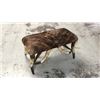 Image 1 : 3ft X 18" Longhorn Steer Bench