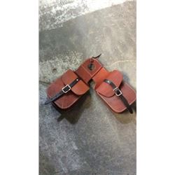 Heavy Leather Horn Bag
