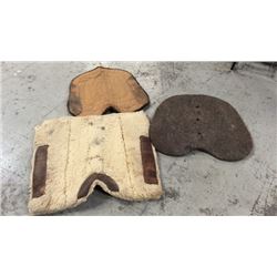 3 Used Saddle Pack Pads