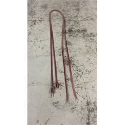 Latigo Leather Split Reins W/hand Rubbed