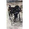 Image 1 : 15" Black Leather Saddle