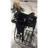 Image 2 : 15" Black Leather Saddle