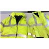 Image 1 : 2 cold weather reflective safety coats ( left is