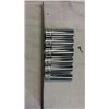 Image 7 : Lot of "Snap-on" sockets 8 racks 77 pieces