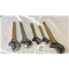 Image 1 : Set of 5 crescent wrenches