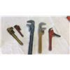Image 1 : Box lot of Pipe wrenches
