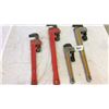 Image 1 : Lot of 4 pipe wrenches