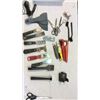 Image 1 : Box lot of scrapers, scissors, and box cutters