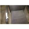 Image 2 : TWO STRIPED METAL PATIO CHAIRS