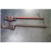 Image 1 : TWO LARGE PIPE WRENCHES