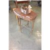 Image 2 : WALNUT PARLOR TABLE AND DUCK PLANTER