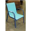 Image 1 : BLUE KIDS PATIO CHAIR