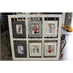 SIX PICTURE DISPLAY AND PINUP PRINTS