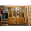 Image 1 : 2-PIECE 4DOOR CHINA DISPLAY CABINET