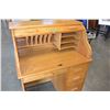 Image 2 : SOLID OAK WINNERS ONLY ROLL TOP DESK