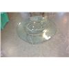 Image 1 : MODERN BEVELLED GLASSTOP COFFEE TABLE