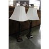 Image 1 : PAIR OF ORNATE TABLE LAMPS WITH SHADES