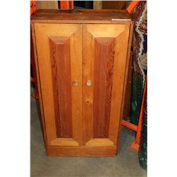RUSTIC PINE 2-DOOR CABINET