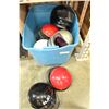 Image 1 : TOTE OF MOTORCYCLE HELMETS