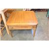 Image 1 : WALNUT SQUARE VINTAGE ENDTABLE
