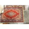 Image 2 : TWO CARPETS AND SCULPTURED HALL RUNNER