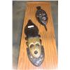 Image 1 : TWO WOOD CARVED MASKS