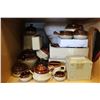 Image 1 : SHELF LOT OF CERAMIC WARE