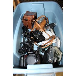 TOTE OF CAMERAS