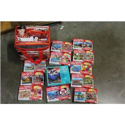 12 PUZZLES IN NASCAR BAG