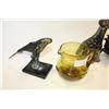 Image 2 : REGENT IRON MINIATURE STOVE WITH POTS CAT AND DOLPHIN FIGURE AND VINTAGE PITCHER
