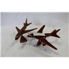 Image 1 : TWO WOOD DECROATIVE AIRCRAFT