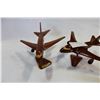 Image 2 : TWO WOOD DECROATIVE AIRCRAFT