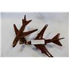 Image 3 : TWO WOOD DECROATIVE AIRCRAFT