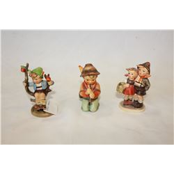 THREE SMALL GOEBEL FIGURES