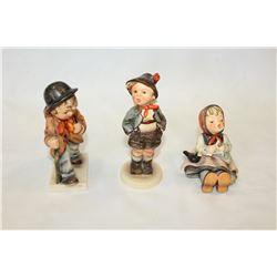 THREE SMALL GOEBEL FIGURES