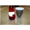 Image 2 : TWO HAND BLOWN ART GLASS VASES