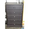 Image 1 : MODERN ESPRESSO FINISH 5-DRAWER DRESSER