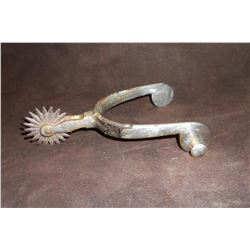 Anchor Marked Single Spur- Engraved- 20 Point Rowel