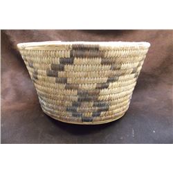 3 Pima Baskets- C. 1950- 4.5" X 8"- 10" X 3.5"-13" X 4"
