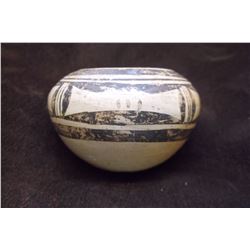 Hopi Pot- Rachel Nampayo- Grandaughter of Famous Hopi Matriarch of Pottery- C. 1950- Hand Coiled