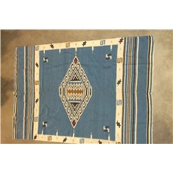 Navajo Style Wool Blanket- 71" L X 54" W