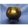 Image 2 : Old Hand Coiled Pot- 3 Legs- 4.5" H X 4"W