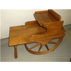 2 Wagon Wheel End Tables and a Wagon Wheel Coffee Table