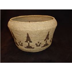 California Basket- C. 1900- Made from Willow and Pine Needles- Museum Quality Mission Basket