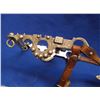 Image 8 : Marked Fleming Silver Inlaid Bit- Santa Barbara Cheek- Salinas Mouth- Headstall with Sterling Concho