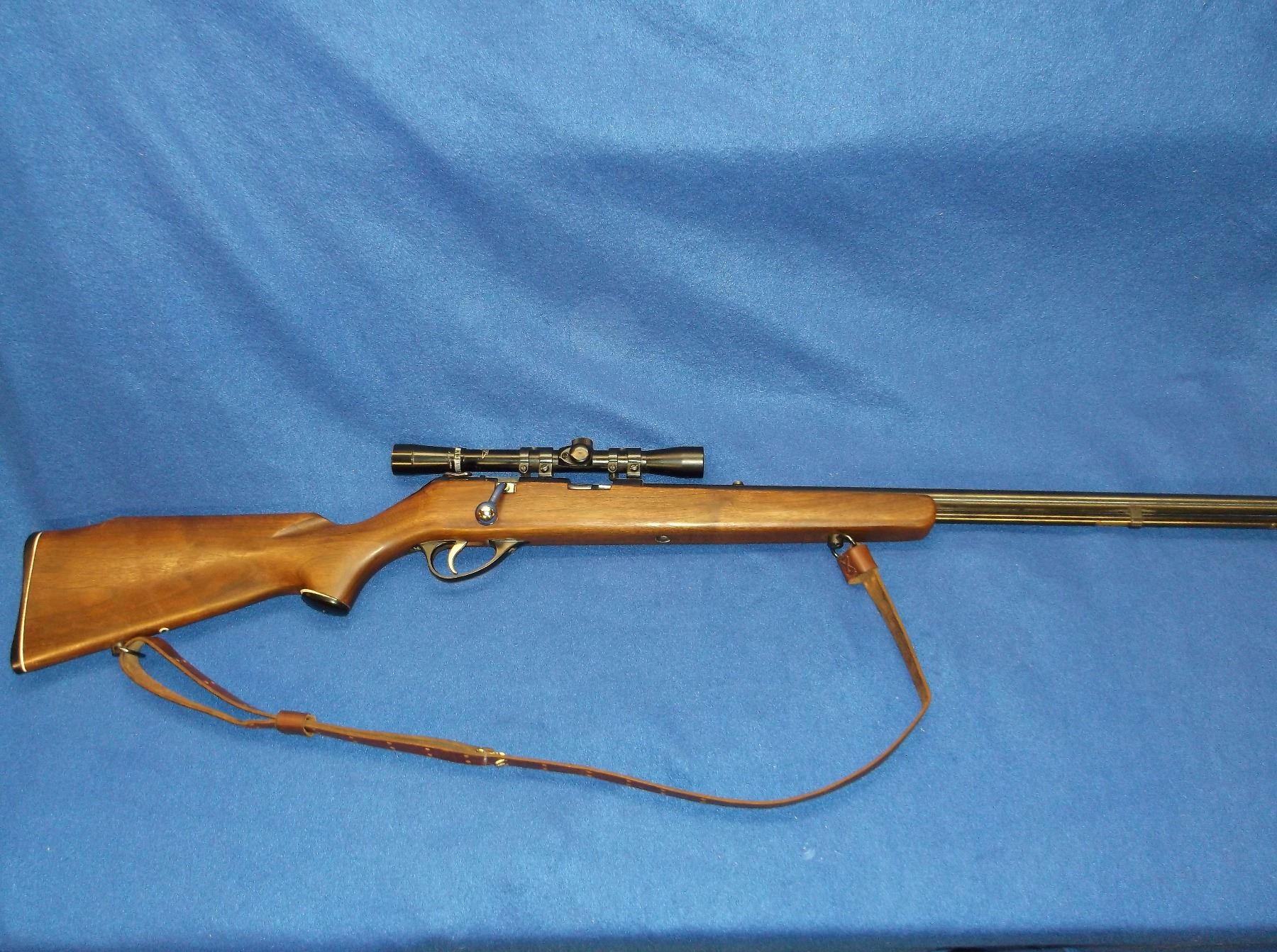 Marlin B1 Rifle .22 SLLR Bolt Sling 4 Power Bushnell Banner Scope