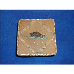 Plains Box- Cedar and Quill Constrution- Minor Quill Loss- 5" X 5"