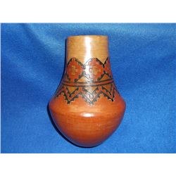 Signed Lorraine Williams Navajo Vase- COA Included- Award Winning Potter- 8.75"H X 6"W