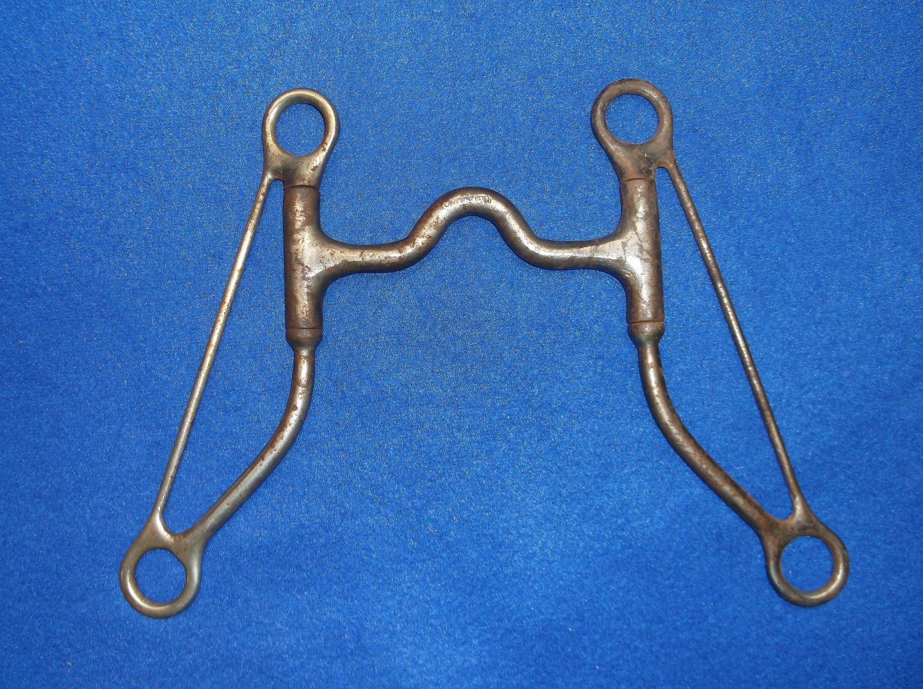 Vintage Aluminum Crockett Western Curb Bit Pony Size 4 ½ Vintage Aluminum Crockett Western Curb Bit Pony Size 4 ½